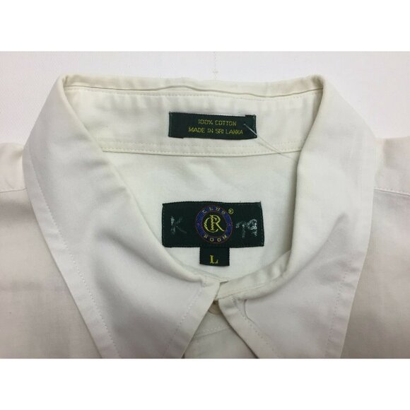 Club Room Mens White Button Shirt  Business Size Large - Picture 3 of 8